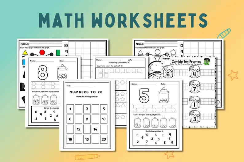 10,000+ Preschool Learning Activities Bundle