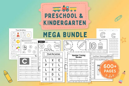 10,000+ Preschool Learning Activities Bundle